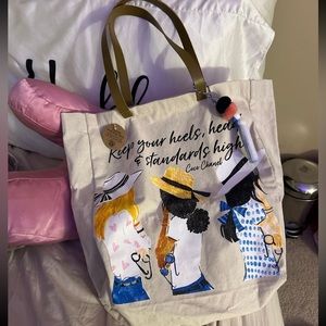 Keep your heels, head and standards high tote coco chanel